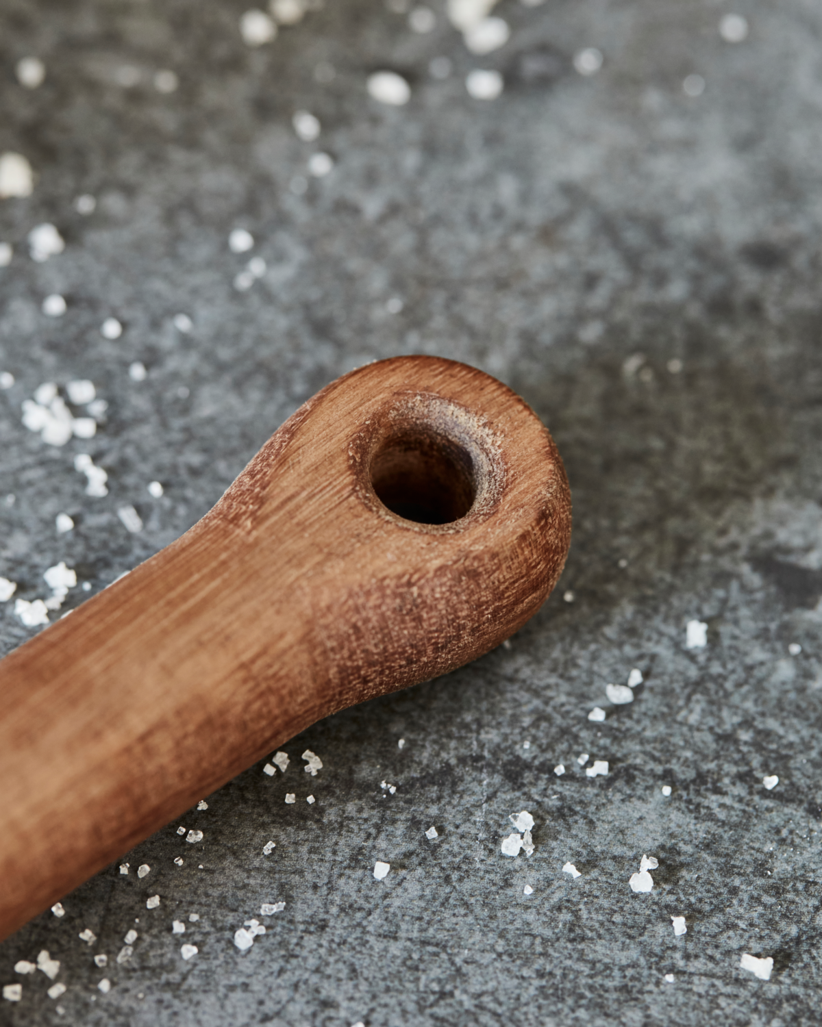 Acacia Wood Scoop Spoon 12cm