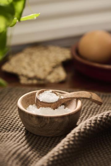 Acacia Wood Salt Spoon