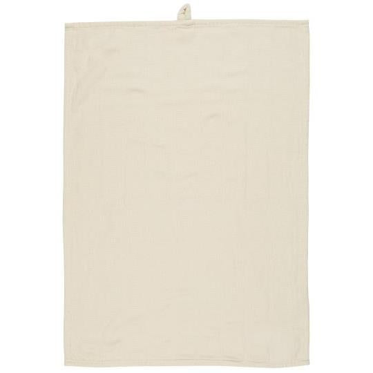 Double Woven Butter Cream Tea Towel