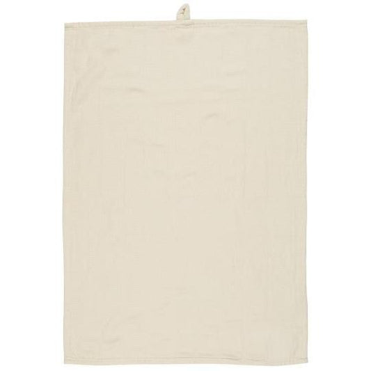 Double Woven Butter Cream Tea Towel
