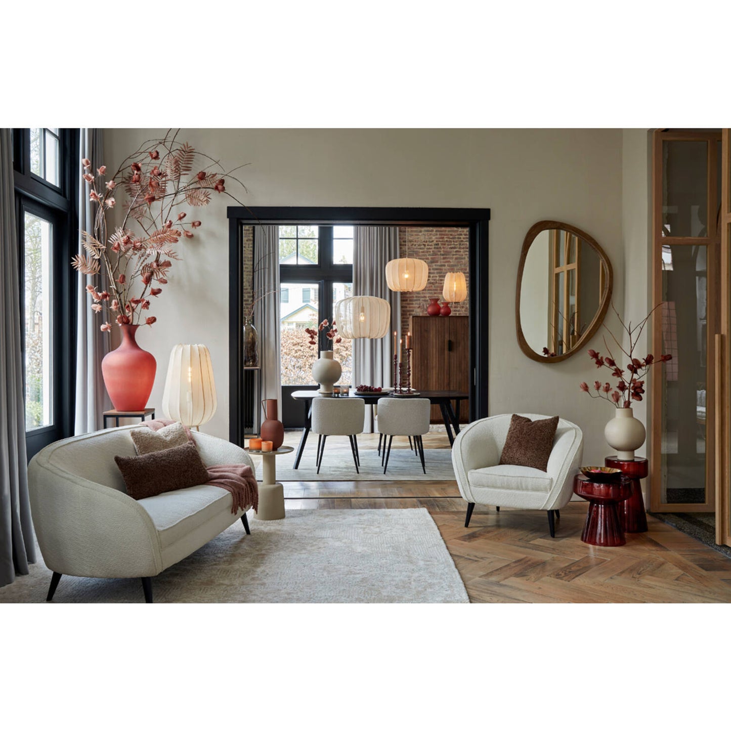 Milac Side Table Beige