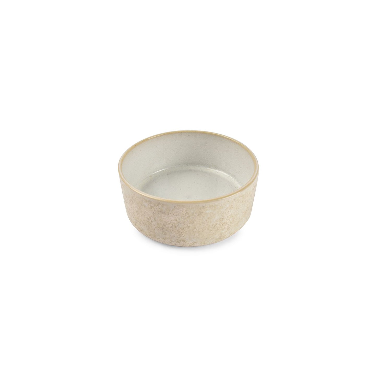 Beige Stoneware Bowl 14cm