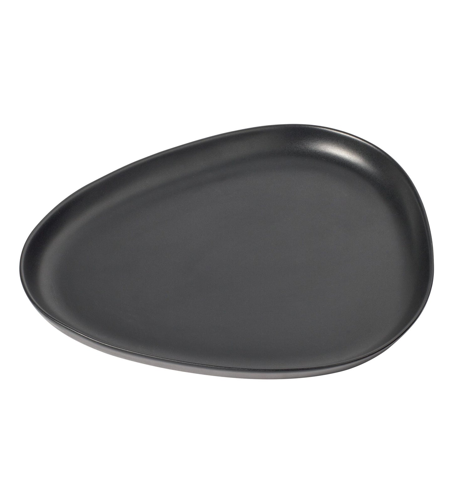 Stoneware Curve Platter Black 35cm