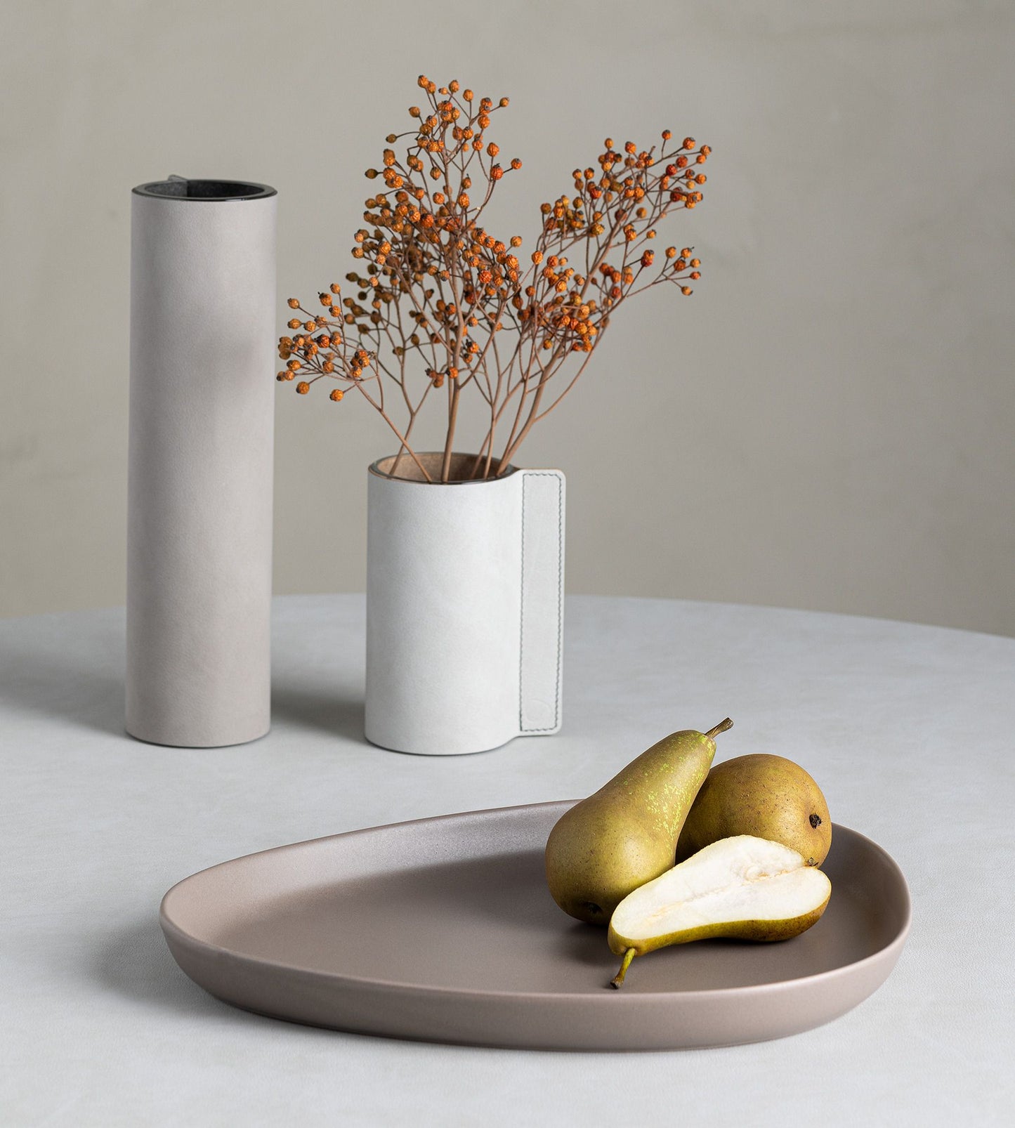 Stoneware Curve Platter Black 35cm