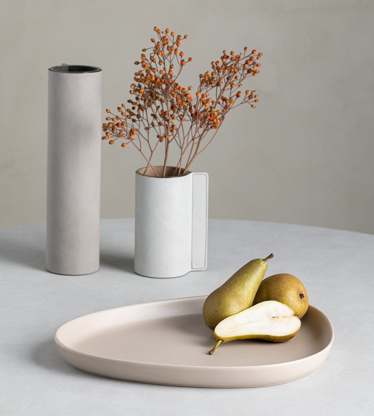 Stoneware Curve Platter Black 35cm