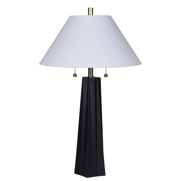 Black Pillar Table Lamp