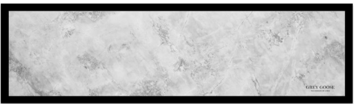 Grey Marble Bar Mat