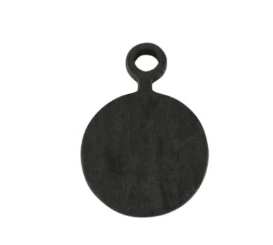 Black Round Mango Wood Board 36cm