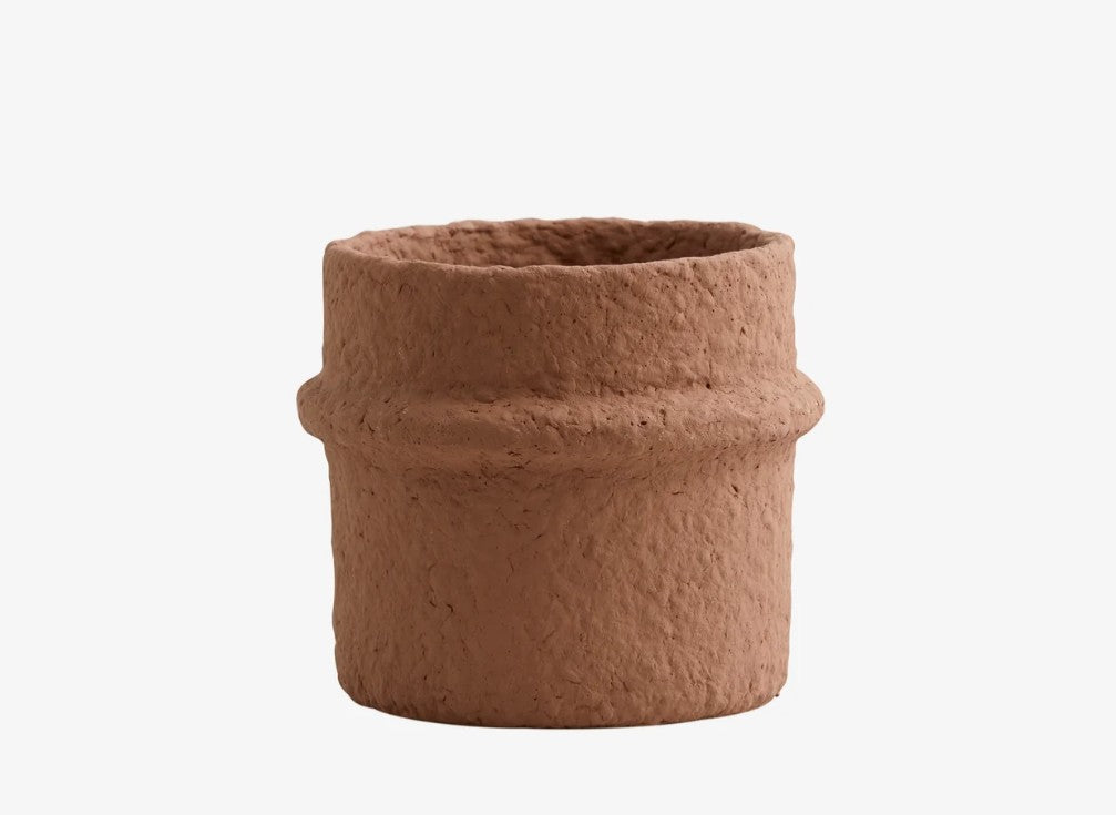 Rust Cement Pot 12cm