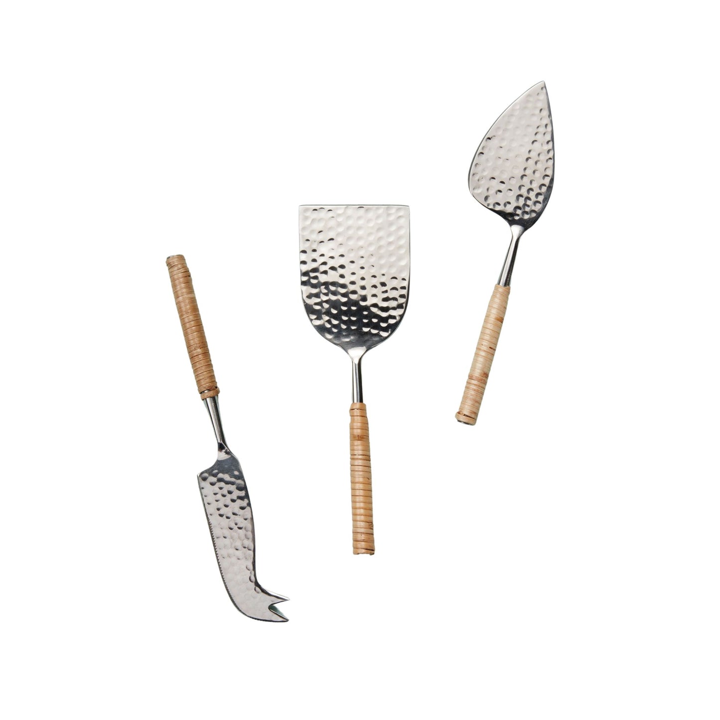 Rattan Cheese Knife S/3