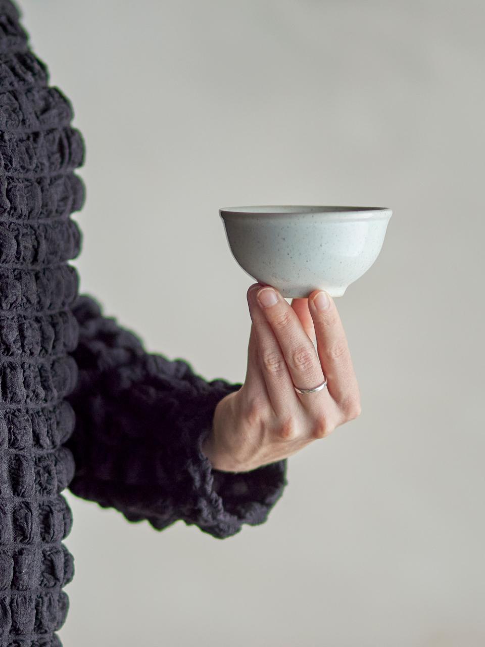White Addison Stoneware Bowl 10cm
