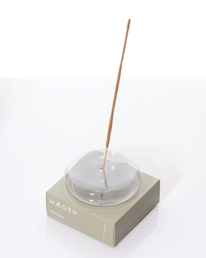 Dimple Incense Holder Grey