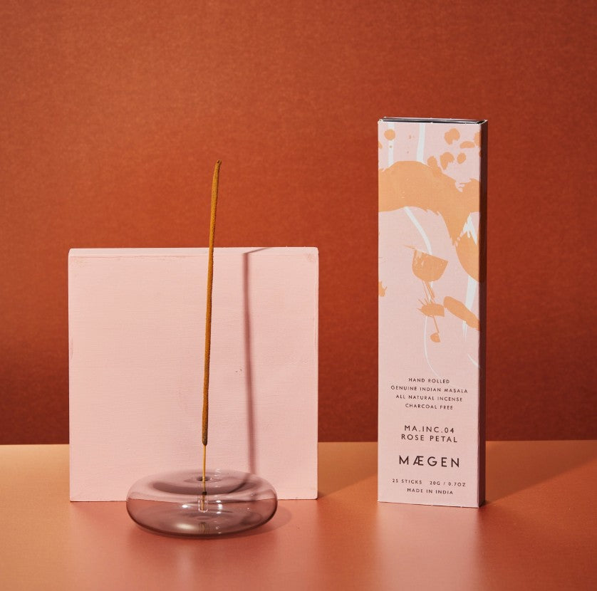 Dimple Incense Holder Grey
