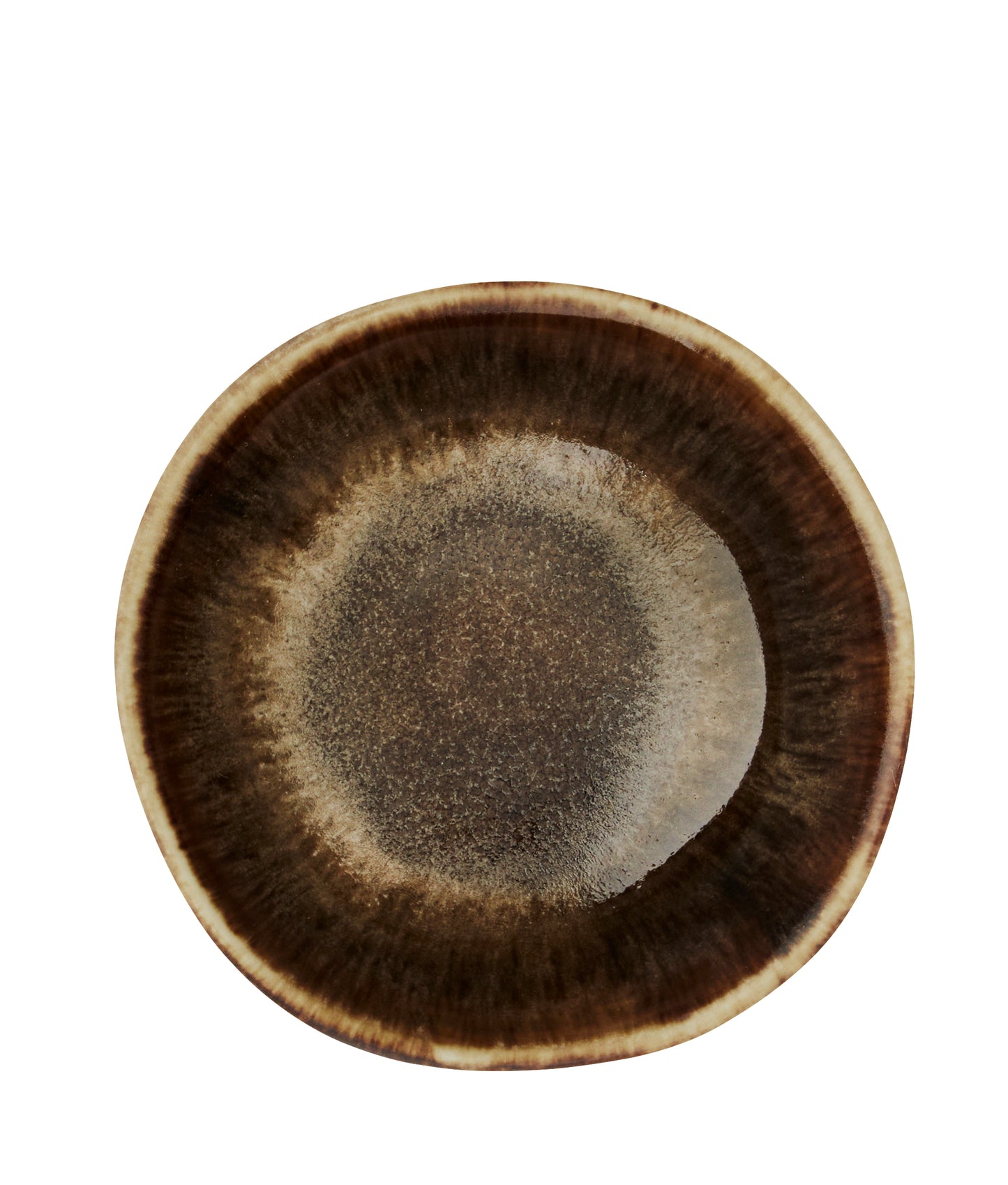 Brown Stoneware Bowl 8.5cm