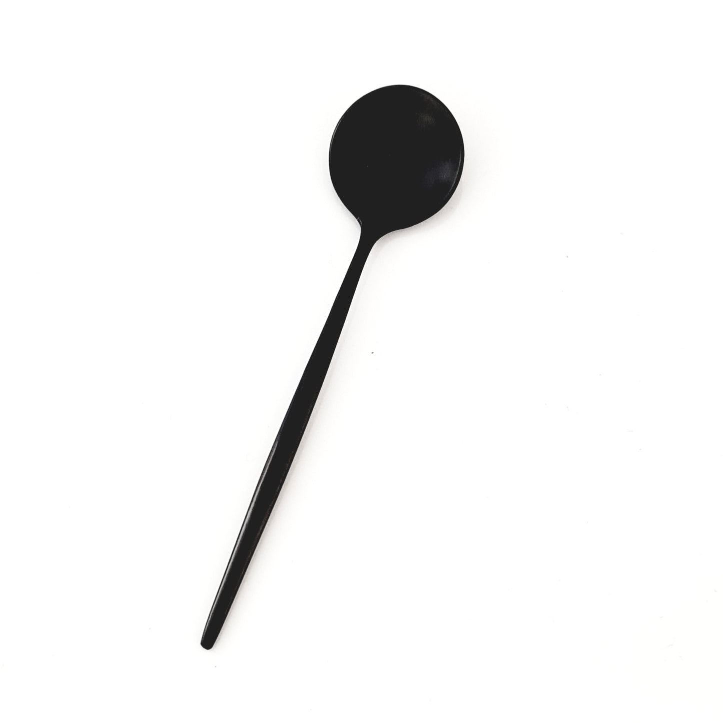 Matt Black Spoon 13cm