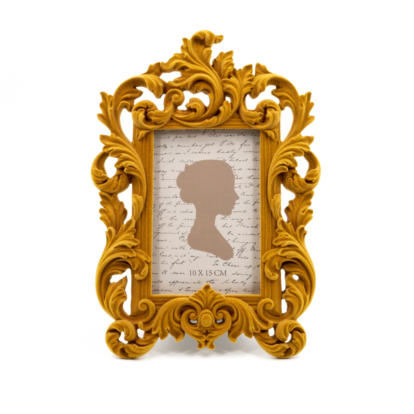 Mustard Yellow Ornate Photo Frame
