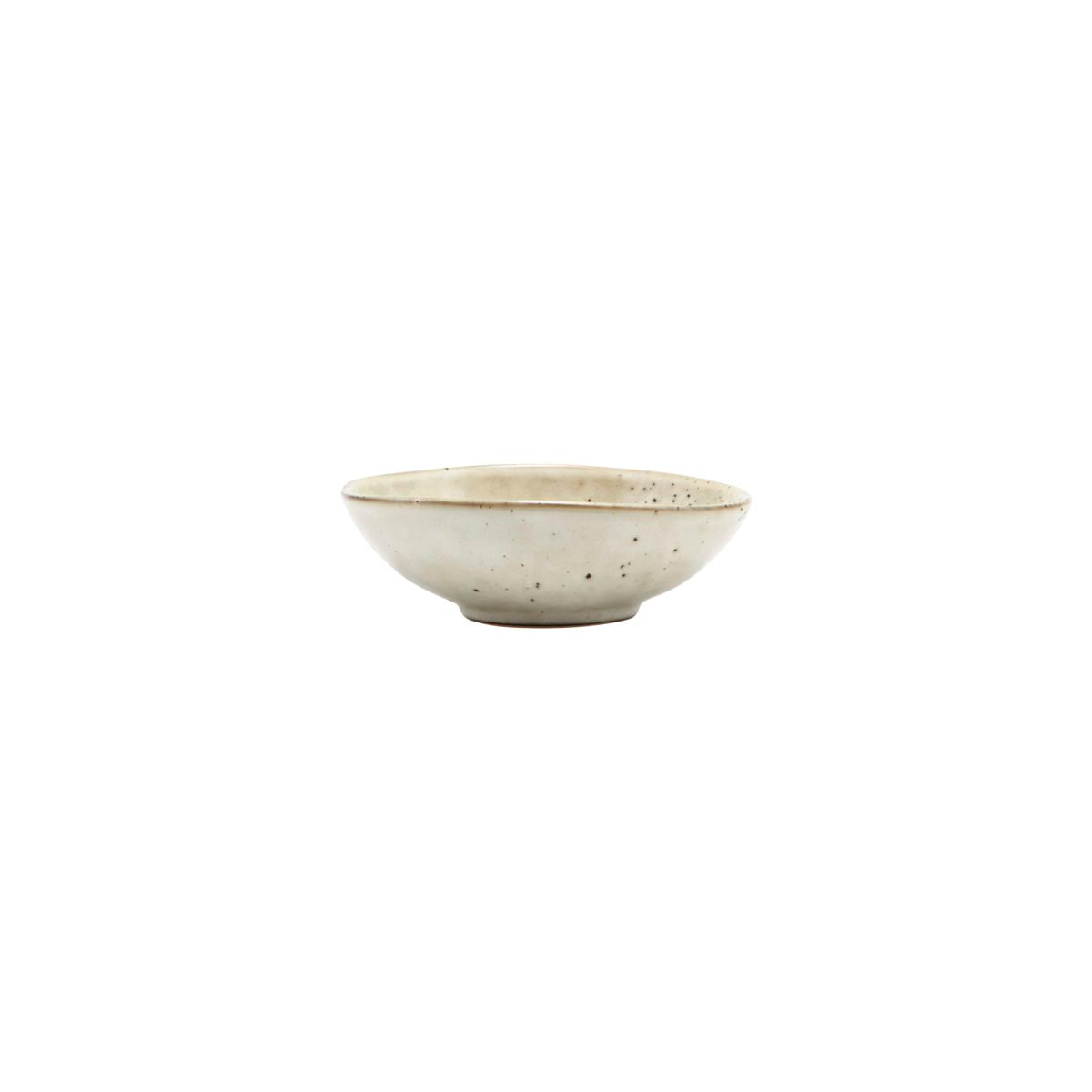 Glazed Cream/Grey Bowl 12.5cm