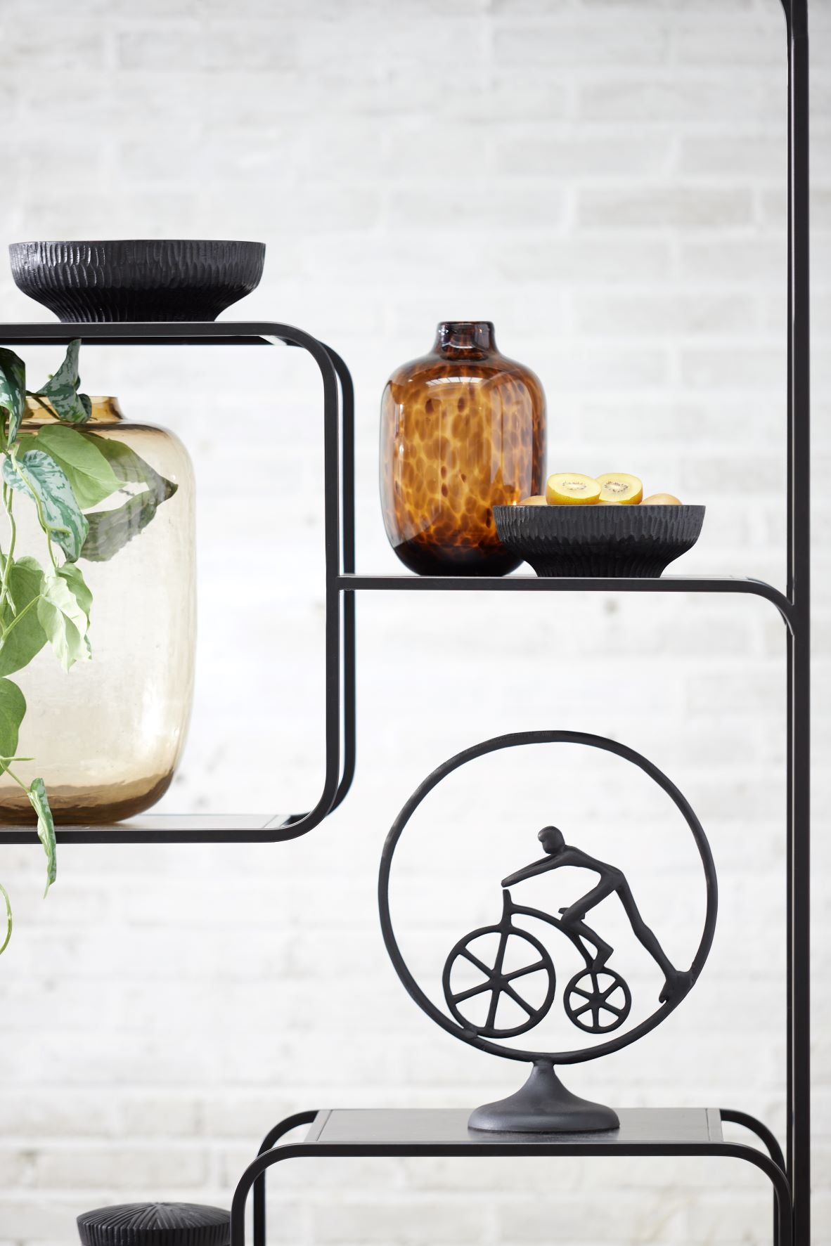 Matt Black Wooden Bowl