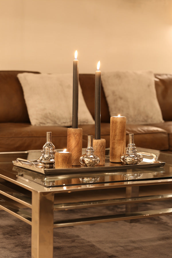 Nickel Silver Tray 30x53cm with Handles