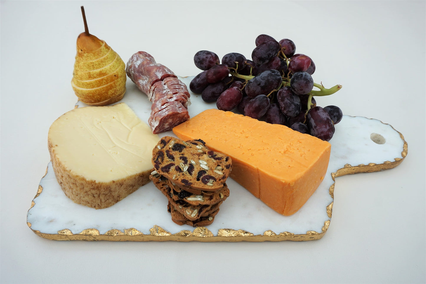 White Marble / Gold Paddle Board