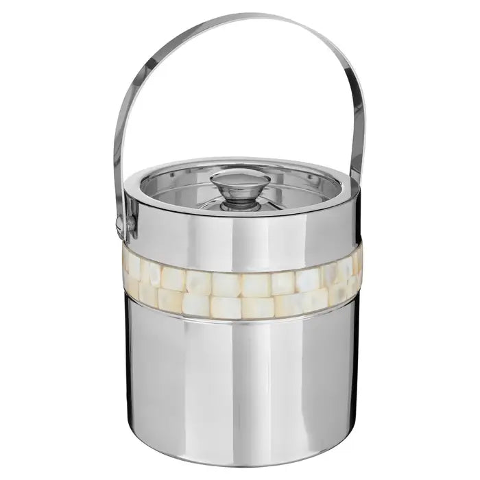 Mother Of Pearl Design Ice Bucket