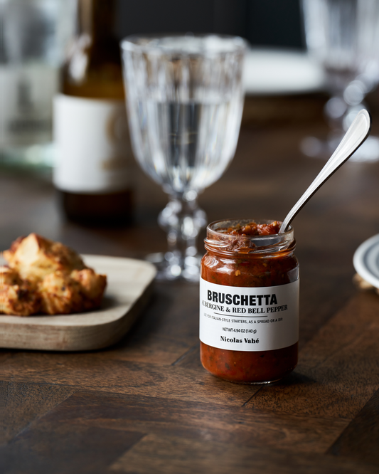 Aubergine & Red Bell Pepper Bruschetta 140g