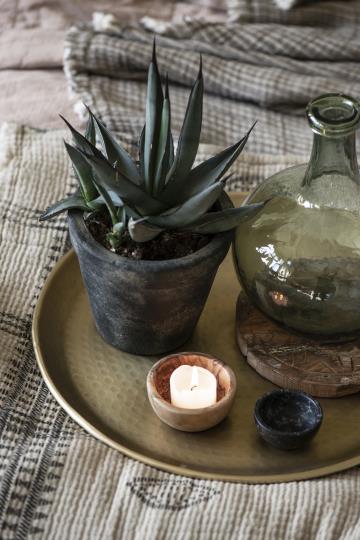 Black Stone Salt Bowl