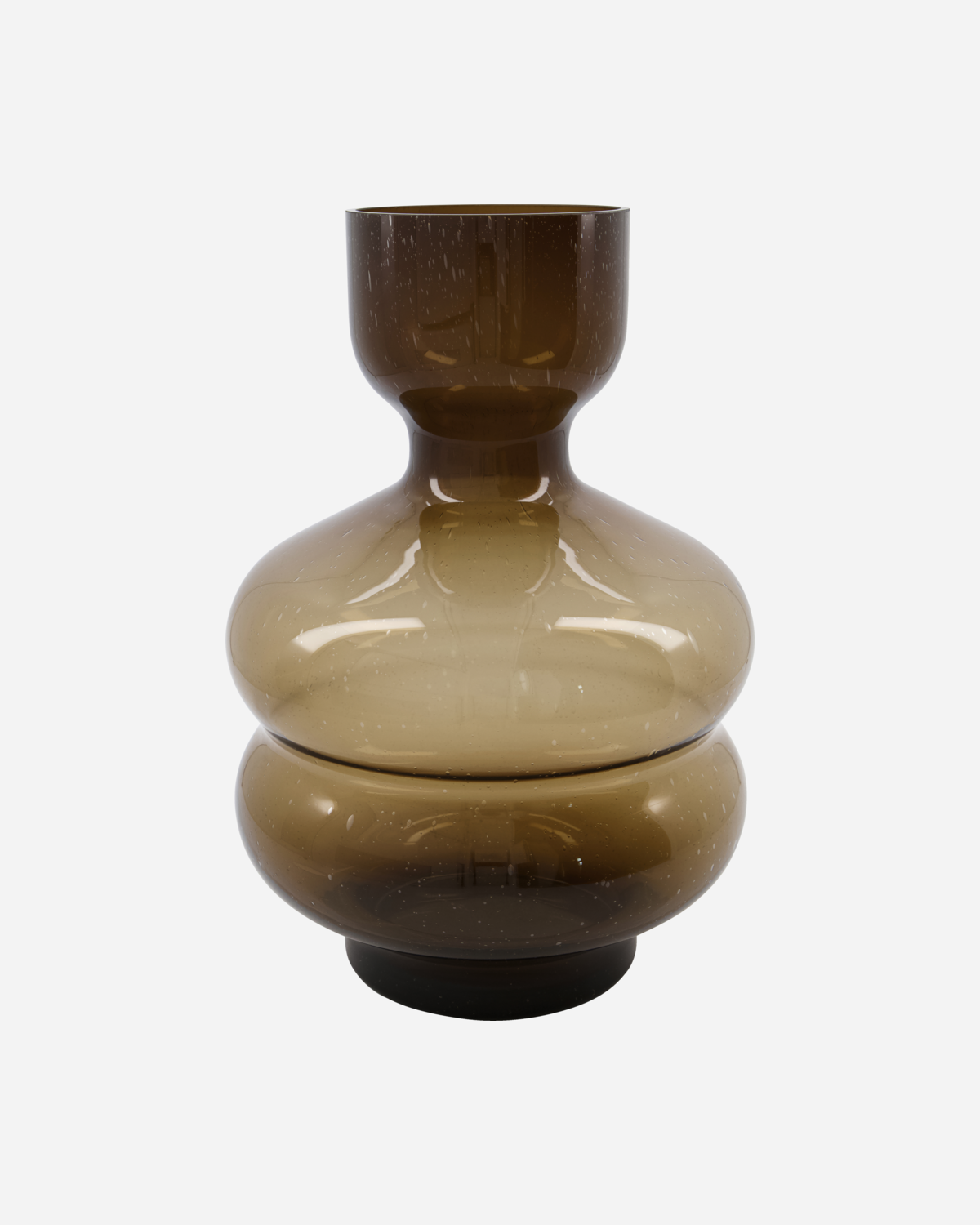 Amber Organi Vase 35cm