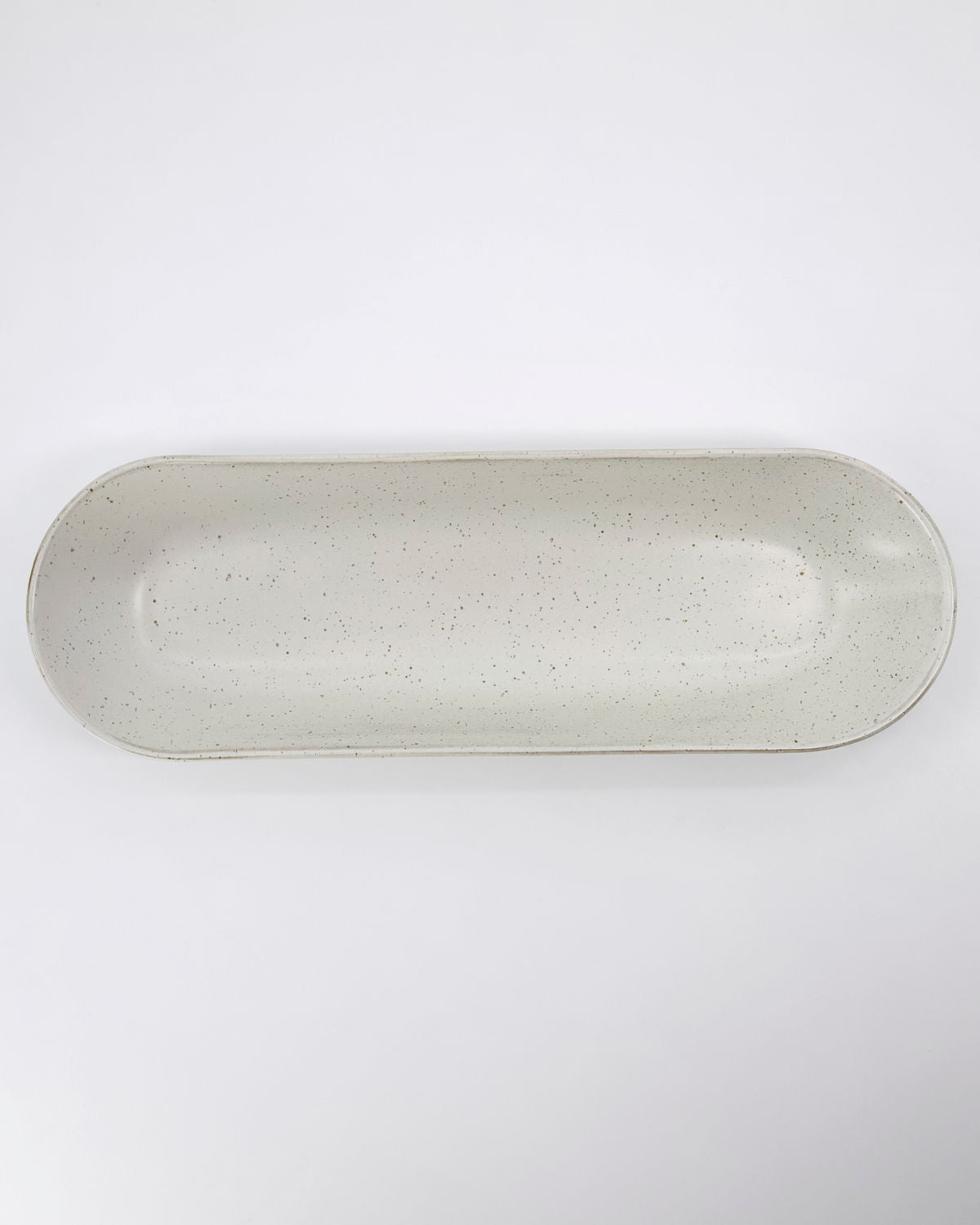 White/Grey Porcel Dish 35cm