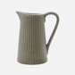 Grey/Brown Pleat Jug 13cm