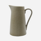 Grey/Brown Pleat Jug 21cm