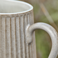 Grey/Brown Pleat Jug 21cm