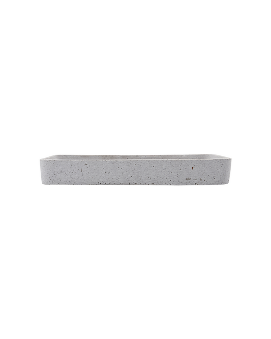 Grey Cement Effect Tray 24cm