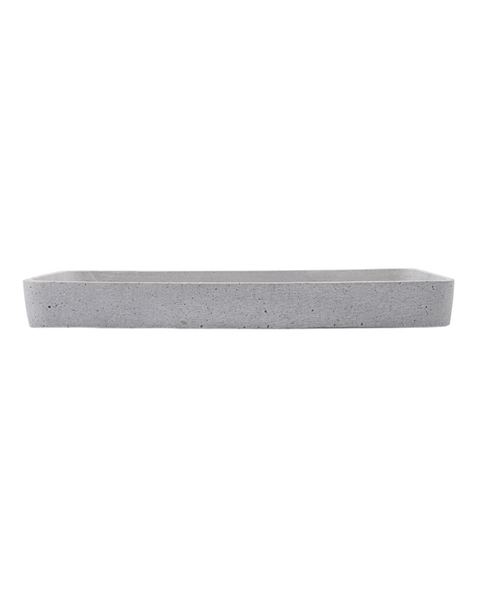 Grey Cement Effect Tray 30cm