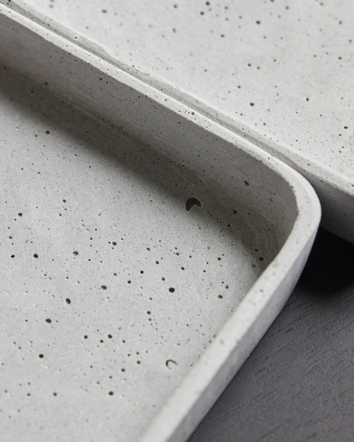 Grey Cement Effect Tray 30cm