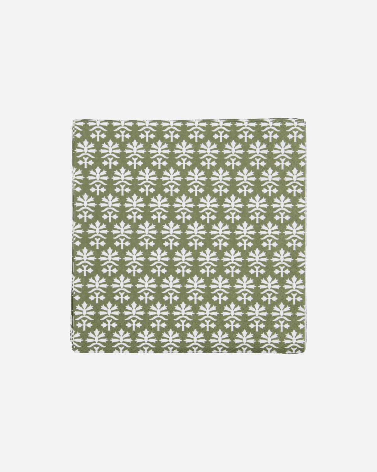 Olive Green Kape Paper Napkins 40Pk