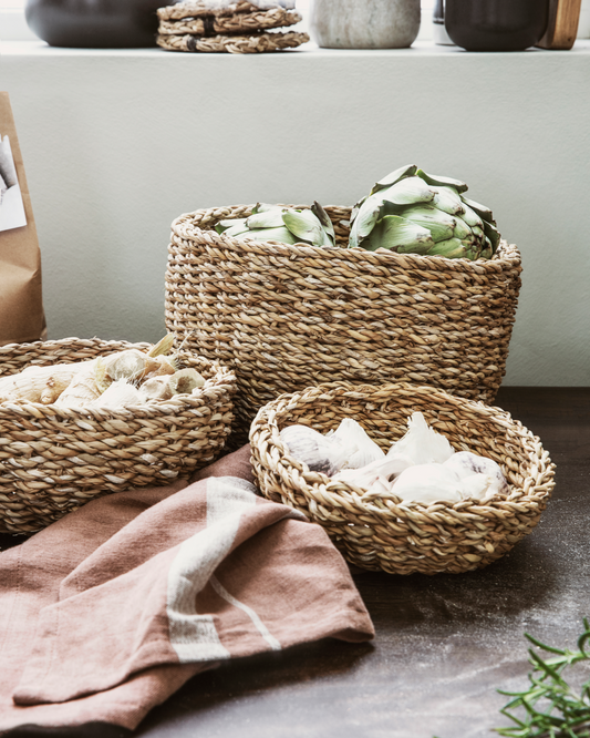 Nature Bread Basket S/2 22cm