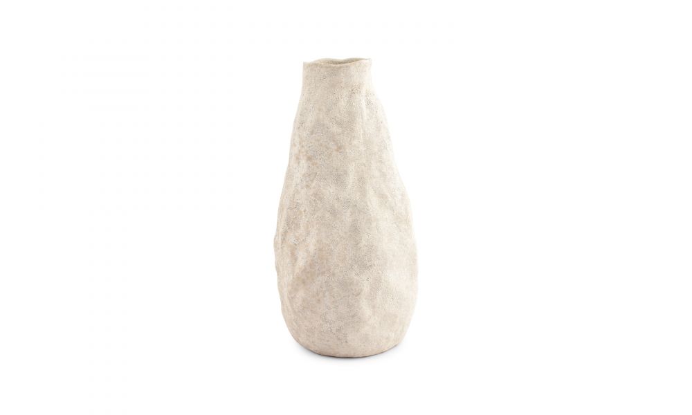 Beige Cave Vase 33.5cm