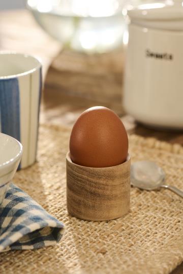 Acacia Wood Egg Cup 5cm