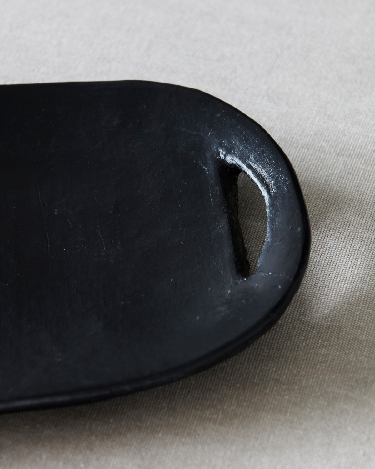 Earth Black Serving Tray 30cm