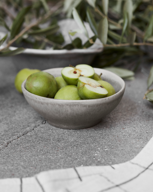 Grey Stoneware Bowl 20cm