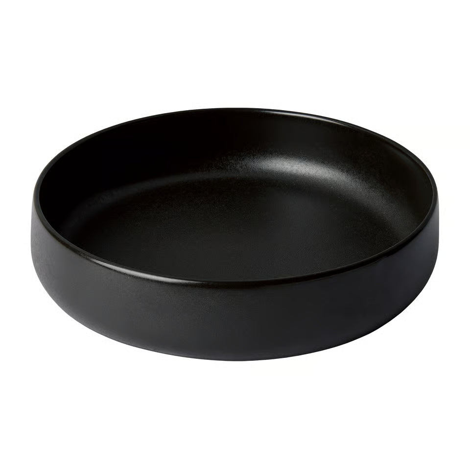 Raw Black Stoneware Ovendish 30cm