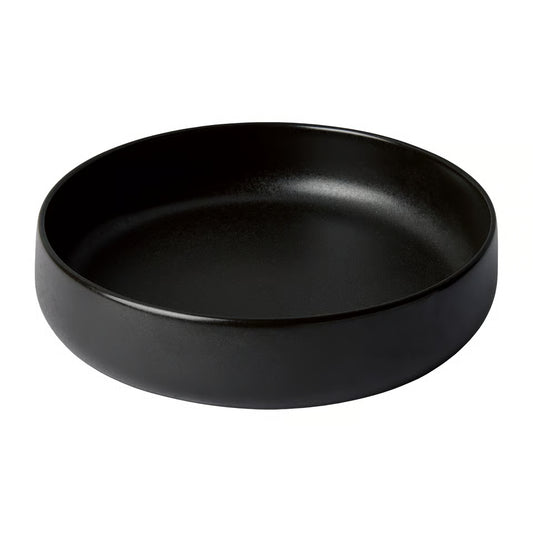 Raw Black Stoneware Ovendish 30cm