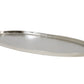 Raw Nickel Oval Tray 69cm