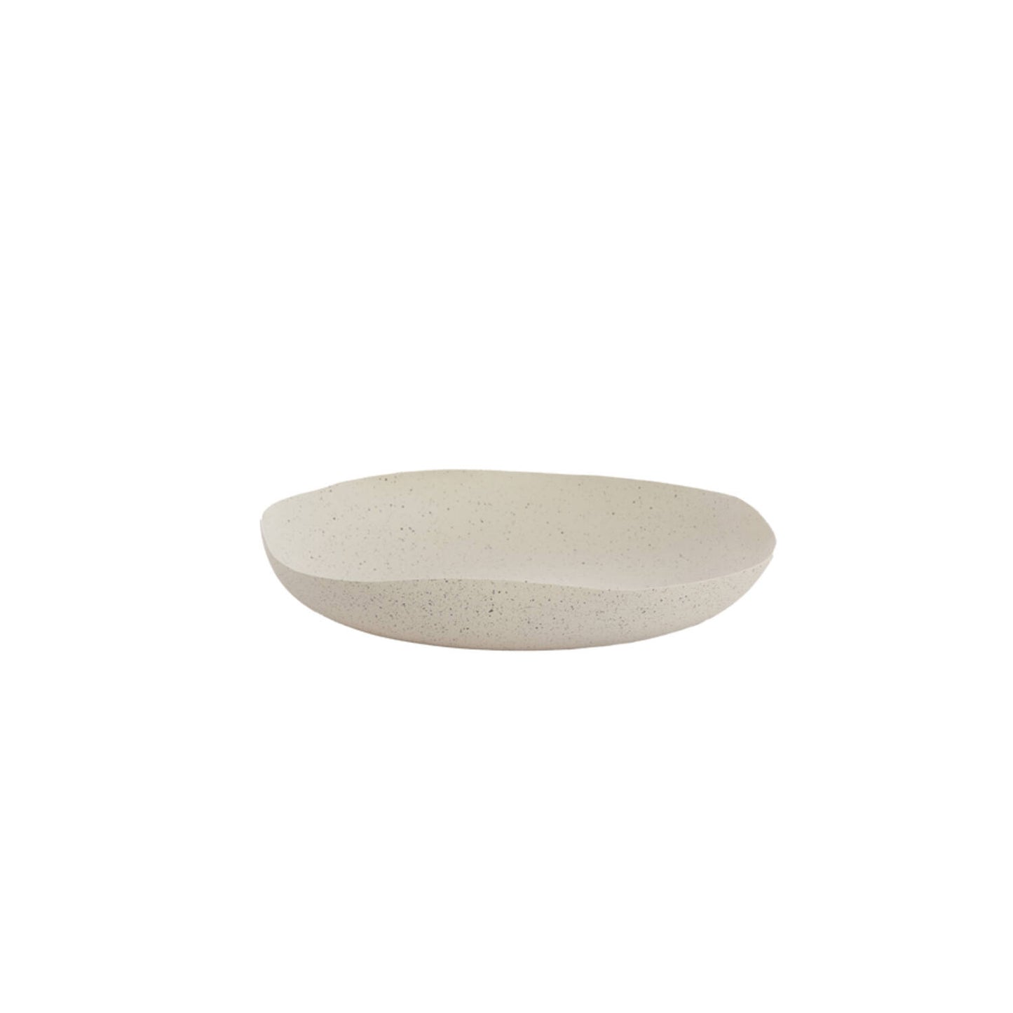 Anzi White Grey Speckled Dish 33cm