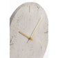 Sand Travertine Clock on Base