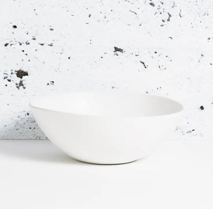 White Stoneware Serving Bowl 30cm