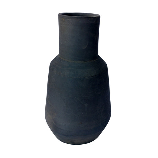 Kira Terracotta Black Vase 33.5cm