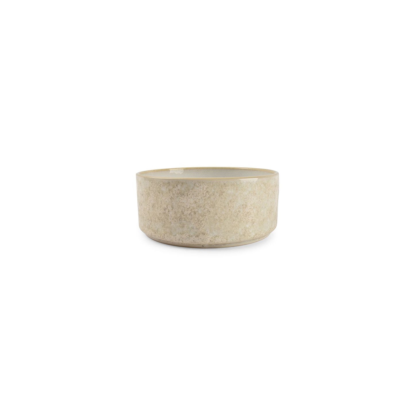 Beige Stoneware Bowl 14cm