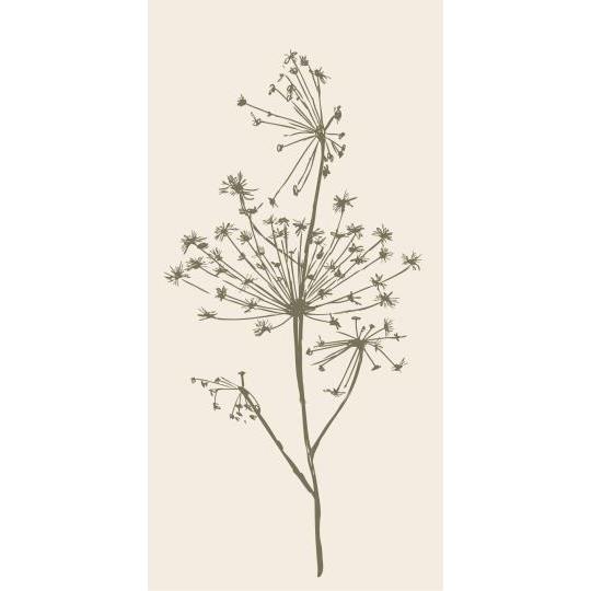 Green Flower Napkins 16Pk